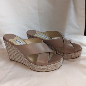 Jimmy Choo Dovina Wedge Sandals $150